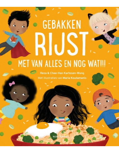 Gebakken rijst met van alles en nog wat!