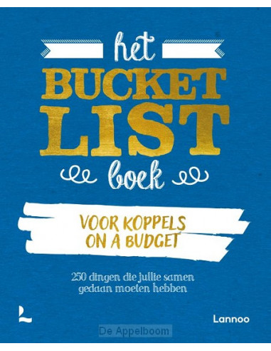 Het Bucketlist boek voor koppels on a bu