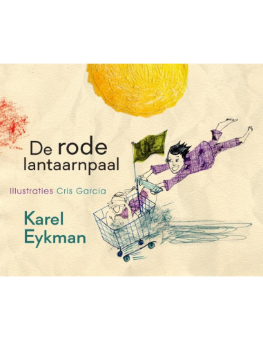 De rode lantaarnpaal