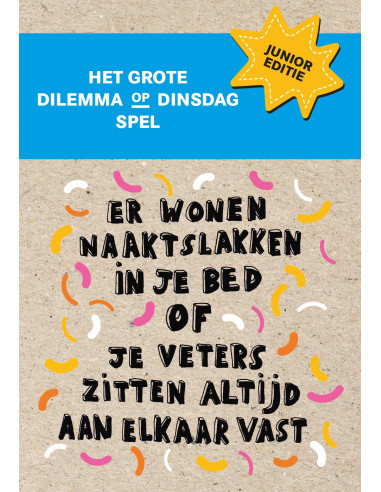 Het grote dilemma op dinsdag spel