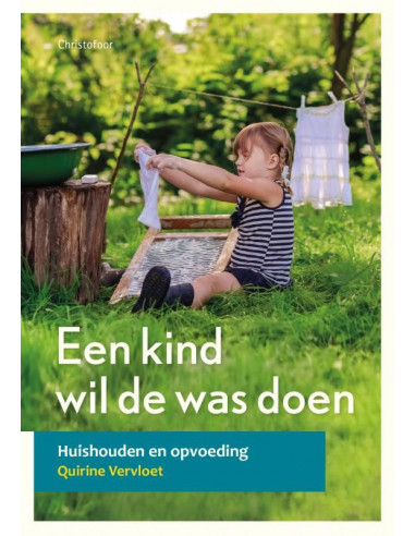 Een kind wil de was doen