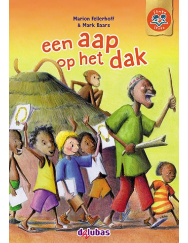 een aap op het dak