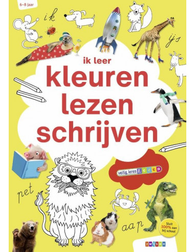 ik leer kleuren, lezen, schrijven