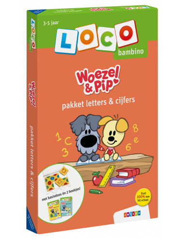 Loco bambino Woezel & Pip pakket letters