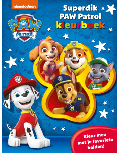 Superdik PAW Patrol kleurboek