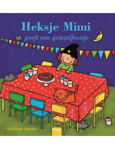 Heksje Mimi geeft een griezelfeestje