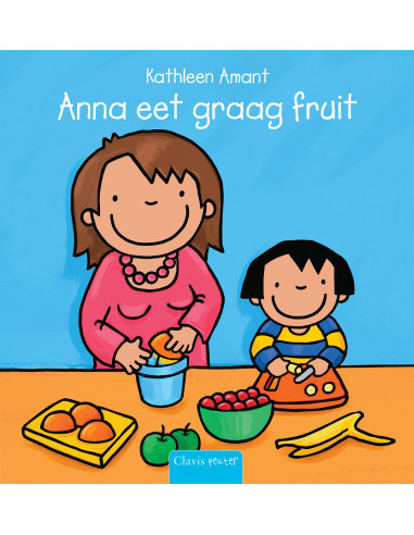 Anna eet graag fruit