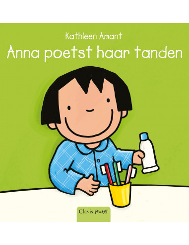 Anna poetst haar tanden