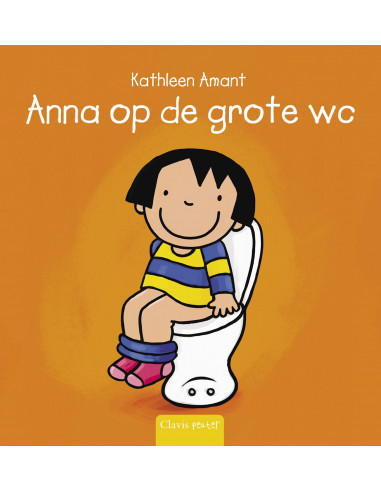 Anna op de grote wc