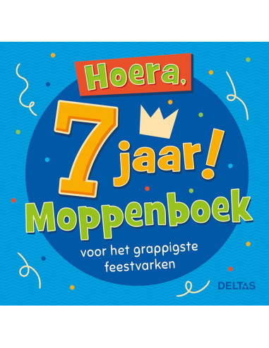 Hoera, 7 jaar! Moppenboek