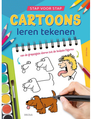 Stap voor stap cartoons leren tekenen