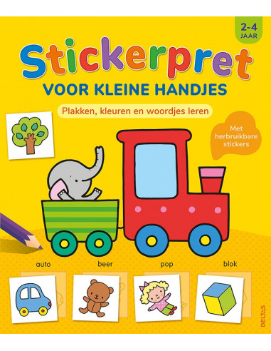 Stickerpret voor kleine handjes / 2-4 ja