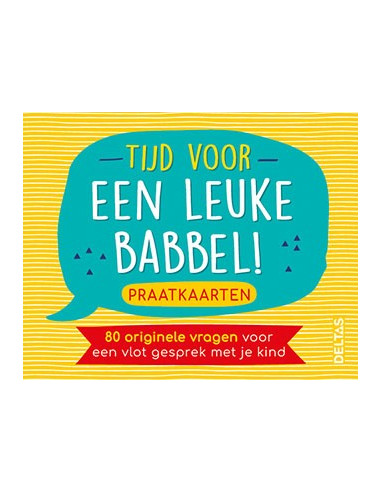 Tijd voor een leuke babbel! Praatkaarten