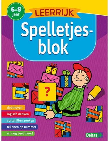 Leerrijk spelletjesblok / 6-8 jaar