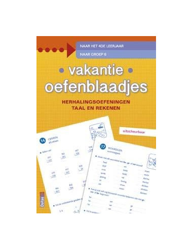 Vakantie oefenblaadjes / herhalingsoefen