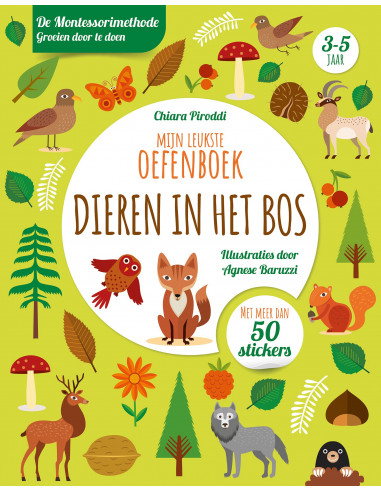 Dieren in het bos - Mijn leukste oefenbo