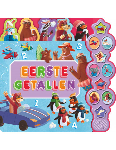 Eerste getallen - Geluidenboek 10 geluid