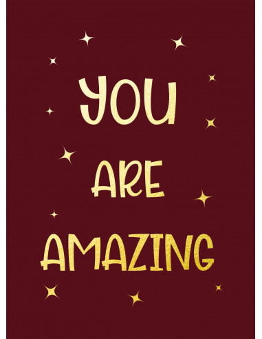 You are amazing