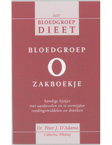 Bloedgroep O zakboekje