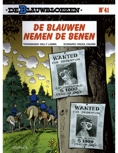 De Blauwen nemen de benen