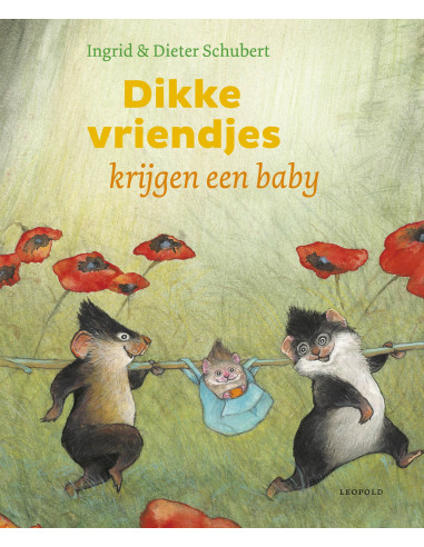 Dikke vriendjes krijgen een baby