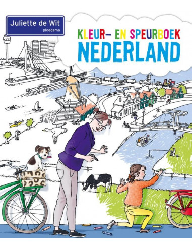 Kleur- en speurboek Nederland