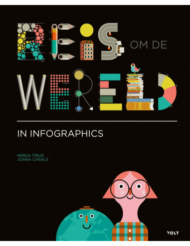 Reis om de wereld in infographics