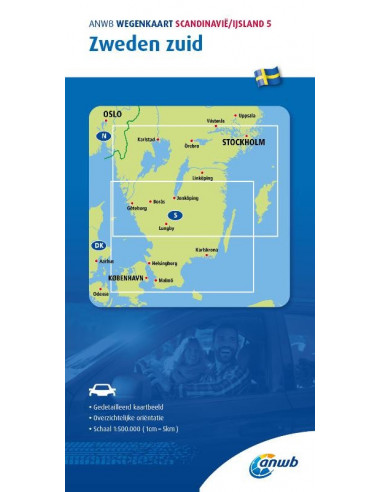 ANWB Wegenkaart Scandinavië/IJsland 5. Z