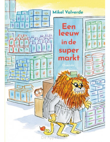 Een leeuw in de supermarkt