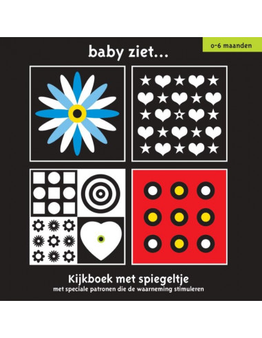 kijkboek met spiegeltje / 0-6 maanden