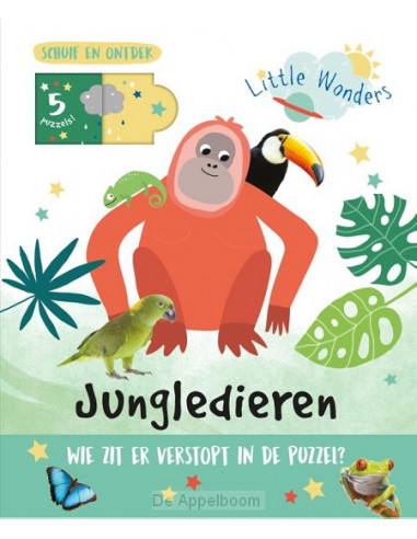 Jungledieren - Schuif en ontdek