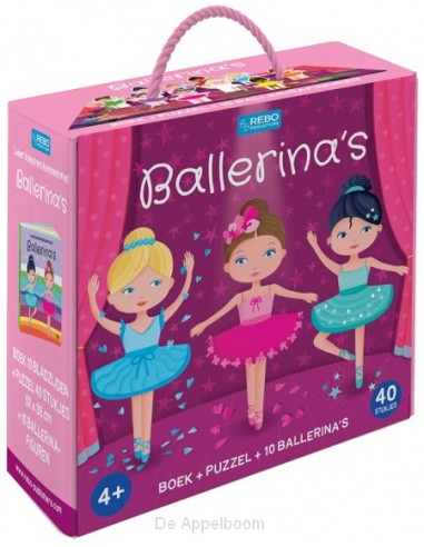 Ballerina's - Boek + puzzel + 10 figuren