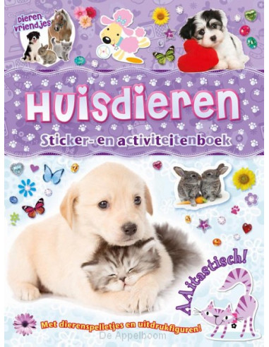 Huisdieren sticker- en activiteitenboek 