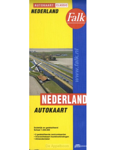 Falk autokaart Nederland classic