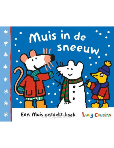 Muis in de sneeuw