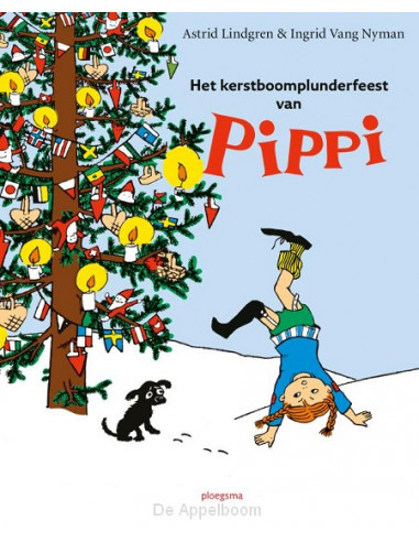 Het kerstboomplunderfeest van Pippi