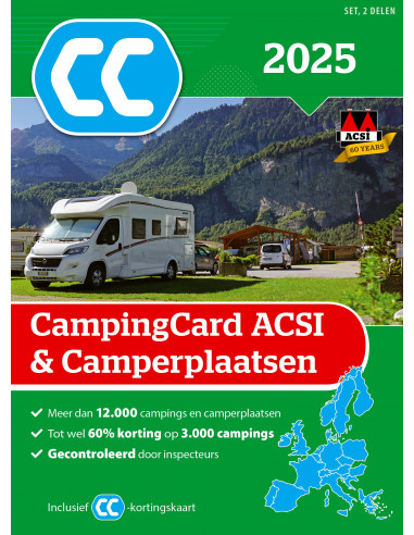 CampingCard ACSI & Camperplaatsen 2025