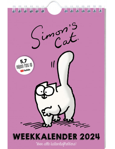 Simon's Cat weekkalender / 2024