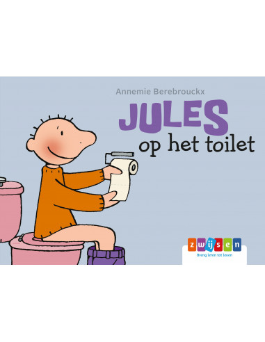 Jules op het toilet