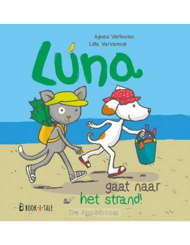 Luna gaat naar het strand