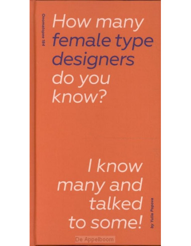 How many female type designers do you kn