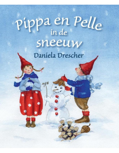 Pippa en Pelle in de sneeuw