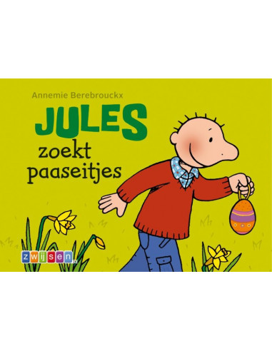 Jules zoekt paaseitjes