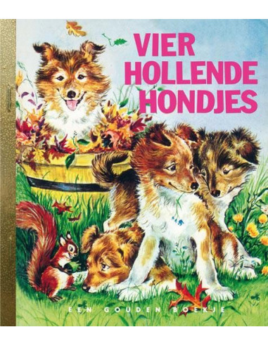 Vier hollende hondjes