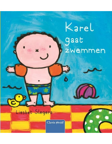 Karel gaat zwemmen