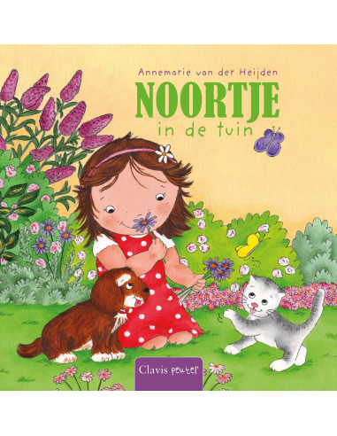 Noortje in de tuin