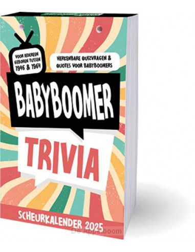 Babyboomer trivia scheurkalender - 2025