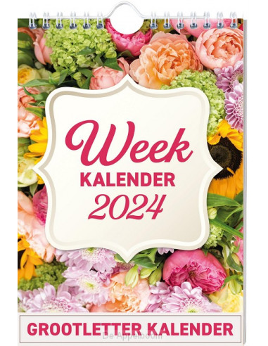 Bloemen weekkalender / 2024