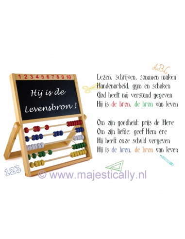 Kinderkaart de bron van leven