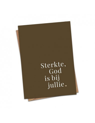 Sterkte God is bij jullie